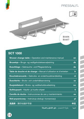 Pressalit SCT 1000 Instrucciones De Uso Y Mantenimiento