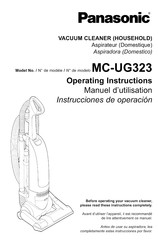 Panasonic MC-UG323 Instrucciones De Operación