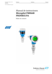 Endress+Hauser Micropilot FMR66B Manual De Instrucciones