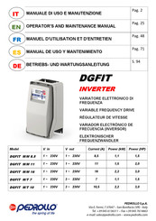 PEDROLLO M/M 16 Manual De Uso Y Mantenimiento