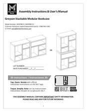 Member's Mark Greyson SM3FBKCS-E Instrucciones De Ensamble