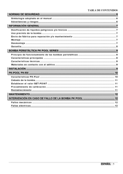 Etatron PK-Pool Manual De Instrucciones