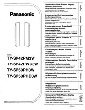 Panasonic TY-SP50PH3W Instrucciones De Funcionamiento