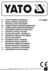 YATO YT-73097 Manual De Instrucciones