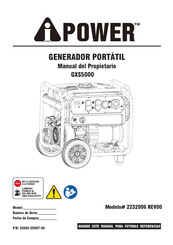 A-iPower GXS5000 Manual Del Propietário