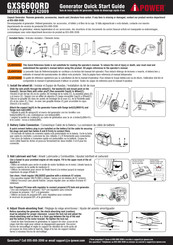 A-iPower GXS6600RD Guia De Inicio Rapido