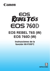 Canon EOS REBEL T6S W Instrucciones De La Función