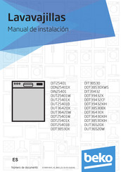 Beko DDT25401W Manual De Instalación