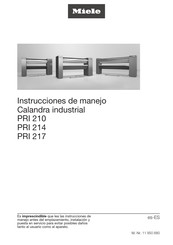 Miele PRI 214 Instrucciones De Manejo