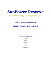 Maxeon SunPower Reserve Guía Rápida De Instalación