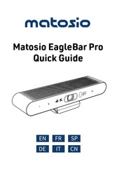 Matosio EagleBar Pro Manual De Instrucciones