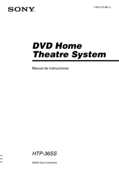 Sony HTP-36SS Manual De Instrucciones