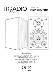 Irradio IRDP-65K PRO Manual De Instrucciones