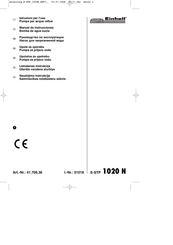 EINHELL ERGOTOOLS 41.706.36 Manual De Instrucciones