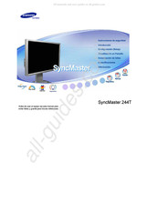 Samsung SyncMaster 244T Manual De Instrucciones