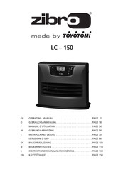 Toyotomi Zibro LC-150 Instrucciones De Uso