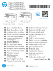 HP LaserJet MFP M436dn Guía Rápida De Instalación
