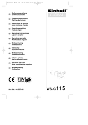 Einhell Global 44.307.40 Manual De Instrucciones