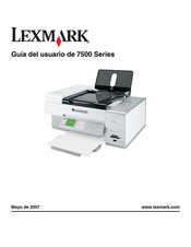 Lexmark 7500 Serie Guia Del Usuario