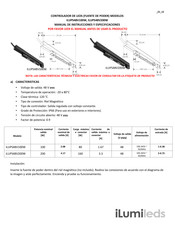 Ilumileds ILUPS48V100W Manual De Instrucciones Y Especificaciones
