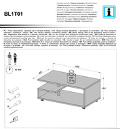 Forte BL1T01 Instrucciones De Montaje