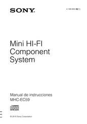 Sony MHC-EC59 Manual De Instrucciones