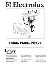 Electrolux PM105 Manual De Las Instrucciones