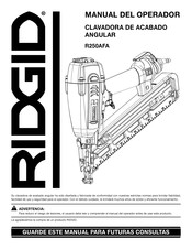 RIDGID R250AFA Manual Del Operador