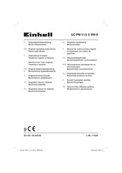 EINHELL GC-PM 51/2 S HW-E Manual De Instrucciones Original