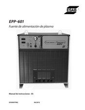 ESAB EPP-601 Manual De Instrucciones