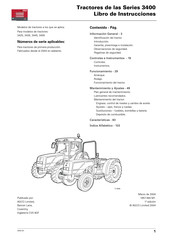 AGCO 3400 Serie Libro De Instrucciones