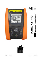 HT PVCHECKs-PRO Manual De Instrucciones