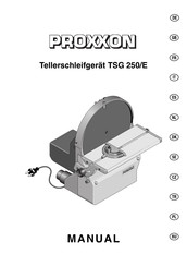 Proxxon TSG 250/E Manual