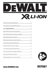 DeWalt DCF887 Traducido De Las Instrucciones Originales