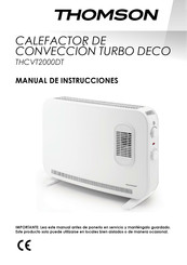 THOMSON THCVT2000DT Manual De Instrucciones