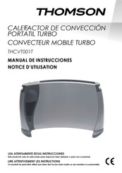 THOMSON THCVT001T Manual De Instrucciones