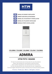 HTW ADMIRA HTW-FST3-140ADM Manual De Usuario E Instalacion