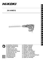 HIKOKI DH 40MEY2 Instrucciones De Manejo