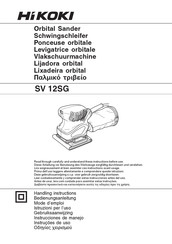 HIKOKI SV 12SG Instrucciones De Manejo