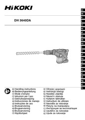 HIKOKI DH 3640DA Instrucciones De Manejo