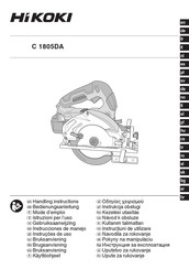 HIKOKI C1805DA Instrucciones De Manejo