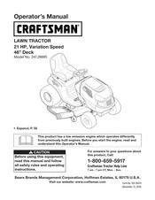 Craftsman 247.28885 Manual Del Operador