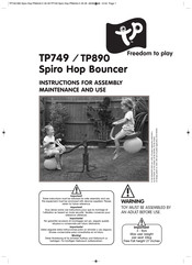 TP Toys Spiro Hop Bouncer TP749 Instrucciones De Montaje, Mantenimiento Y Uso