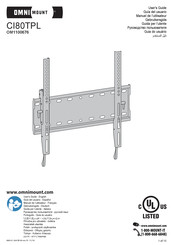 Omnimount CI80TPL Guia Del Usuario