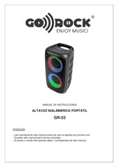 GOROCK GR-53 Manual De Instrucciones