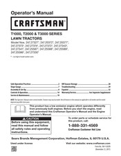 Craftsman 247.25589 Serie Manual Del Operador