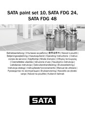 SATA FDG 24N Instrucciones De Servicio