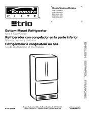 Kenmore ELITE trio 596.7858 801 Serie Manual De Uso Y Cuidado