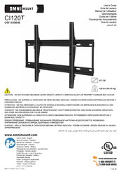 Omnimount CI120T Guia Del Usuario