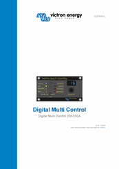 Victron energy Digital Multi Control 200/200A Manual Del Usuario